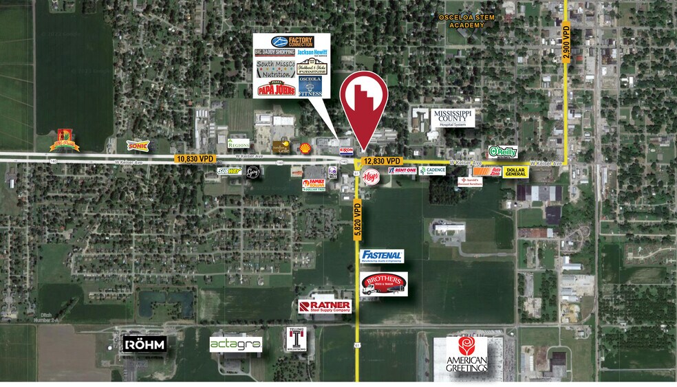 More Photos Of 850 W Keiser St, Osceola Drugstore For Lease