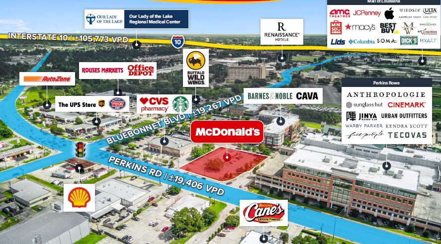 More Photos Of 9959 Perkins Rd, Baton Rouge Fast Food For Sale