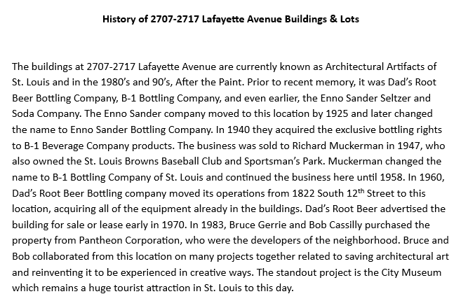 More Photos Of 2701-2729 Lafayette Ave, Saint Louis General Retail For Sale