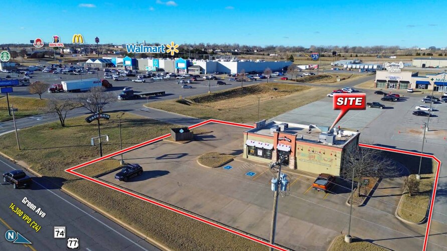 More Photos Of 1901 S Green Ave, Purcell Fast Food For Lease