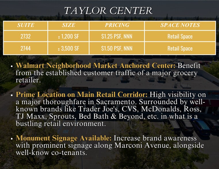 More Photos Of 2700-2826 Marconi Ave, Sacramento Unknown For Lease
