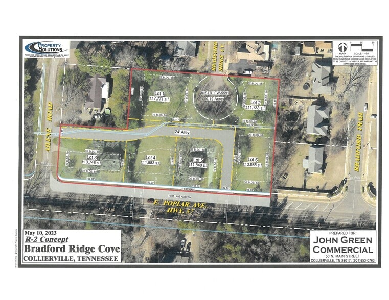 Primary Photo Of 524 E Poplar Ave, Collierville Land For Sale