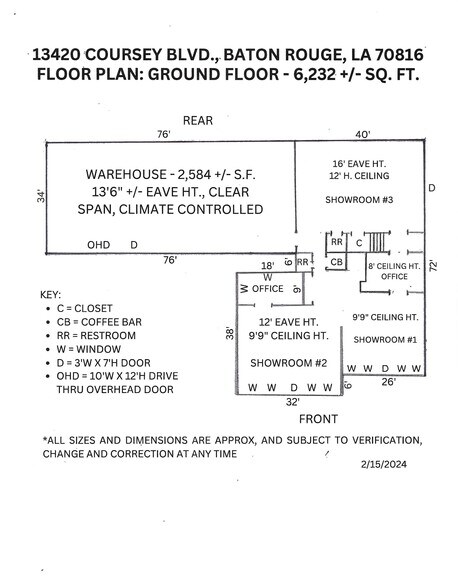 More Photos Of 13420 Coursey Blvd, Baton Rouge Freestanding For Lease