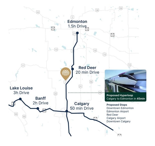 More Photos Of 5901 50 Ave, Innisfail Land For Sale