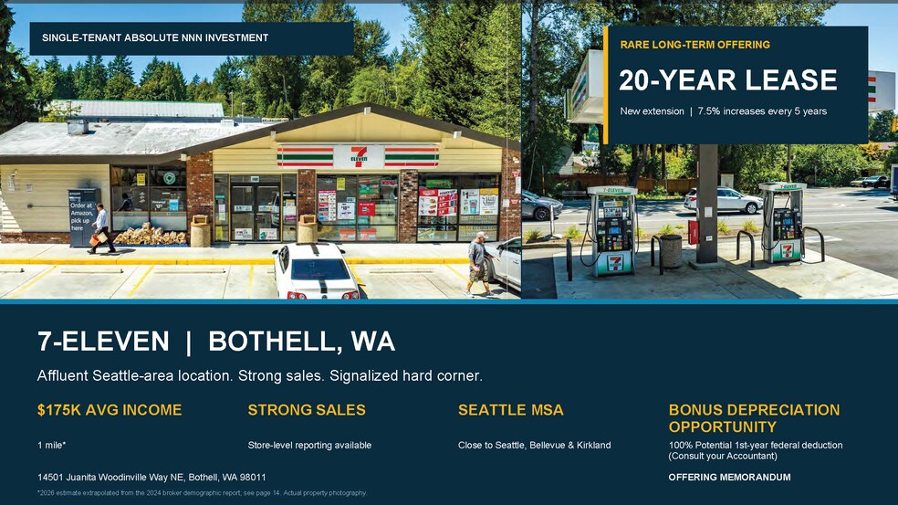 Primary Photo Of 14501 Juanita Woodinville Way NE, Bothell Convenience Store For Sale