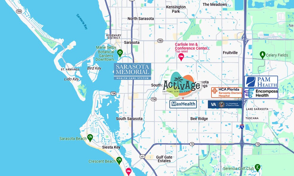 More Photos Of 3801 Bee Ridge Rd, Sarasota Storefront For Sale