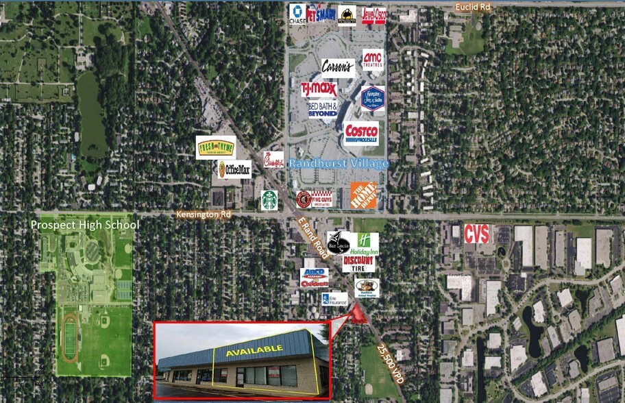 More Photos Of 299-303 E Rand Rd, Mount Prospect Storefront Retail Office For Lease