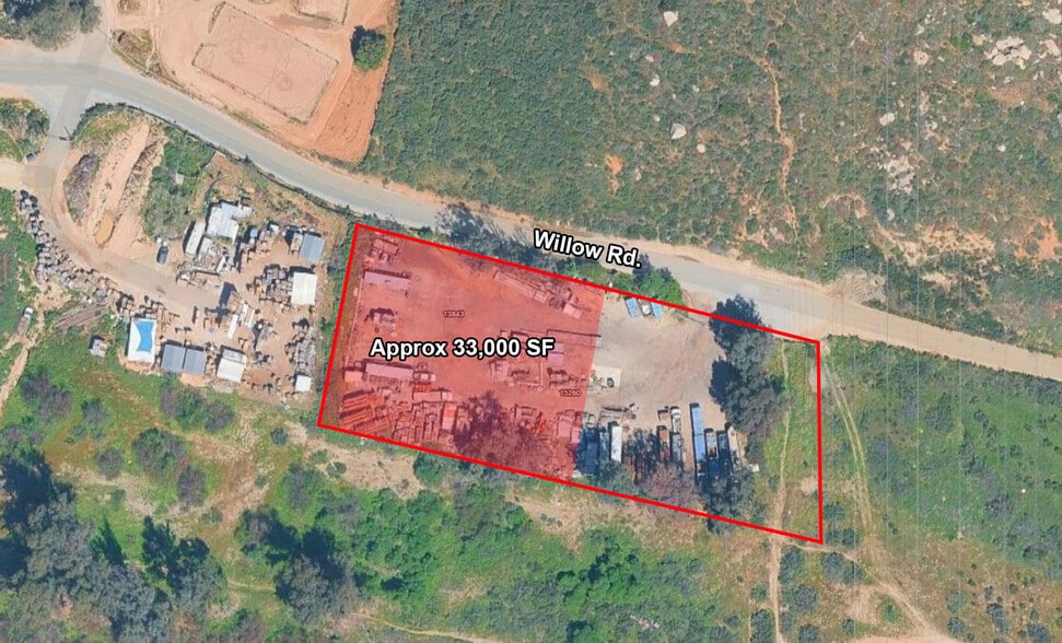 Primary Photo Of 15260 Willow Rd, Lakeside Contractor Storage Yard For Lease