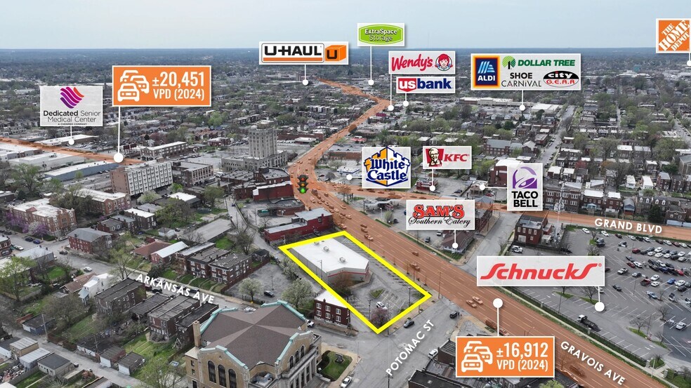 More Photos Of 3510 Gravois Ave, Saint Louis Freestanding For Sale