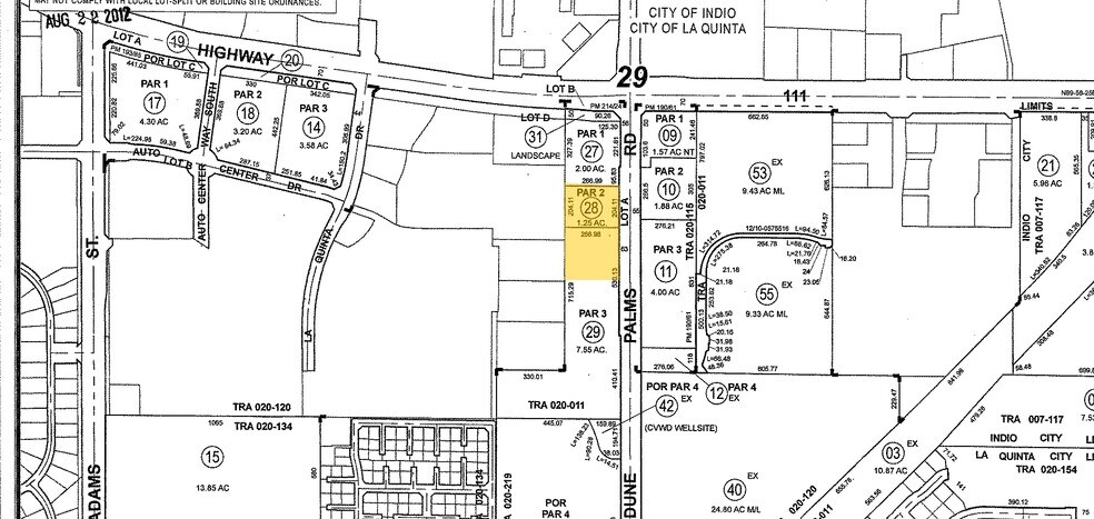 More Photos Of 79315 HWY 111, La Quinta Land For Sale