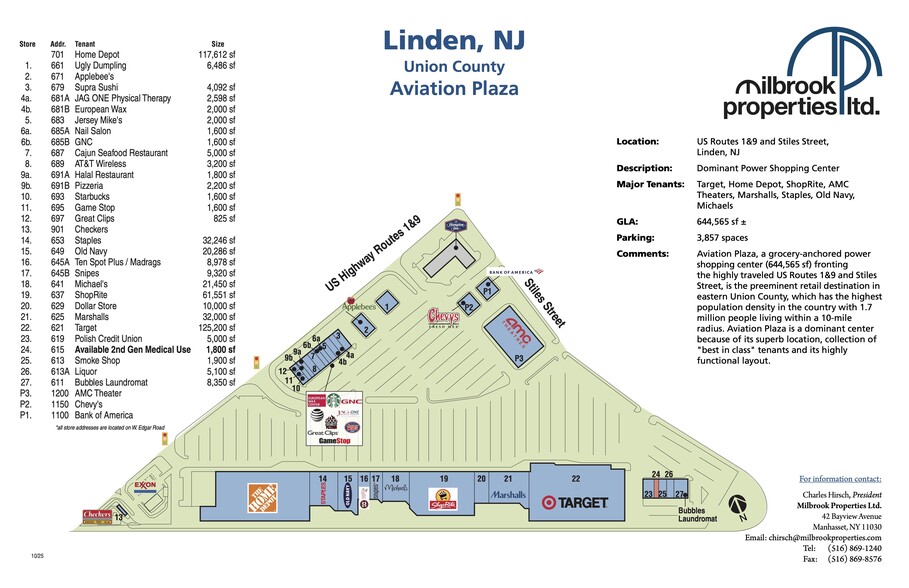 More Photos Of 617-701 W Edgar Rd, Linden Unknown For Lease