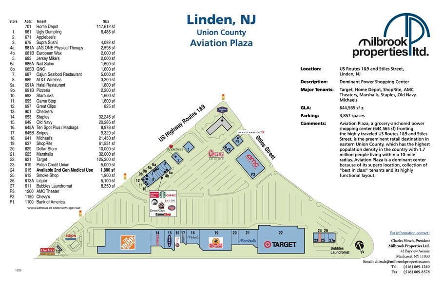 More Photos Of 617-701 W Edgar Rd, Linden Unknown For Lease