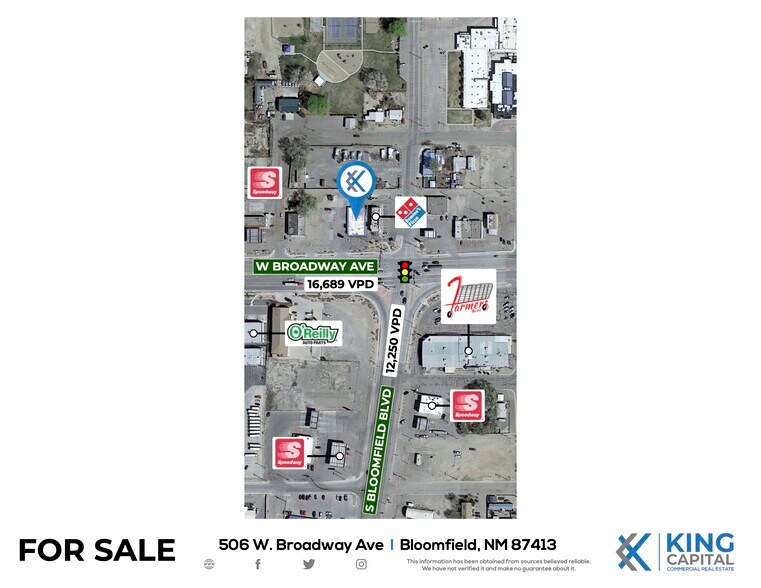 More Photos Of 506 W Broadway Ave, Bloomfield General Retail For Sale