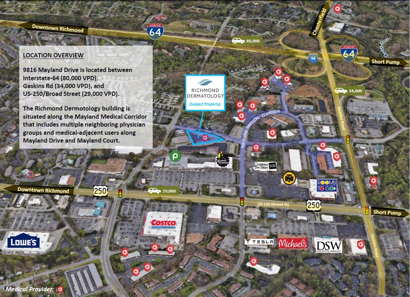 More Photos Of 9816 Mayland Dr, Richmond Medical For Sale