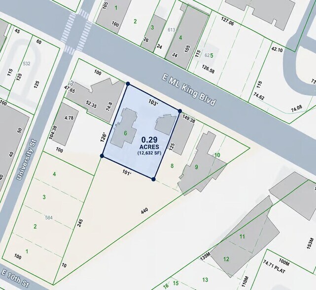 More Photos Of 618 E Martin L King Blvd, Chattanooga Land For Sale