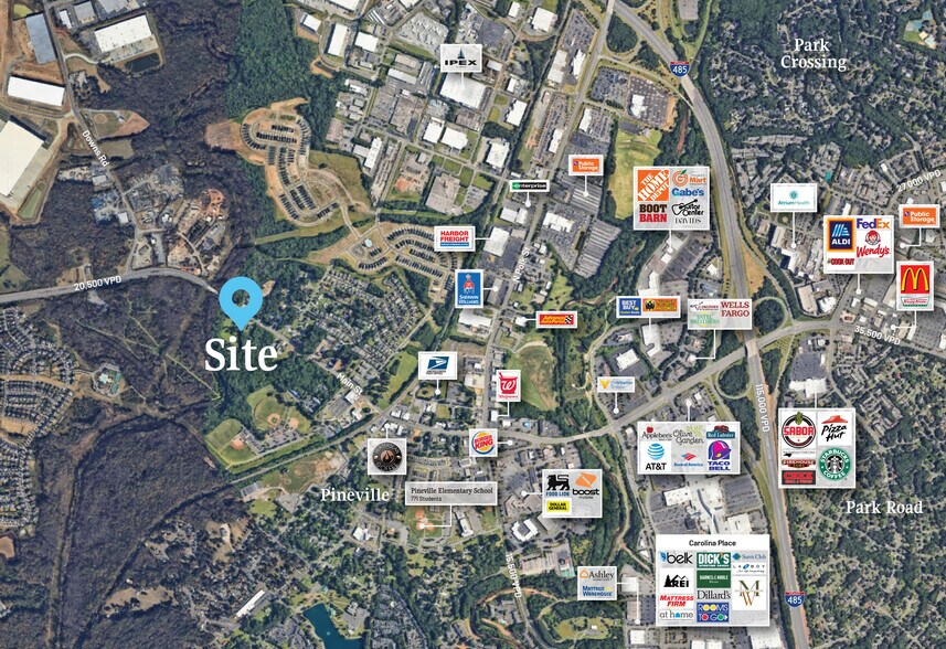 More Photos Of 805 Main St, Pineville Land For Sale