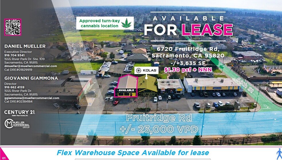 Primary Photo Of 6720 Fruitridge Rd, Sacramento Flex For Lease