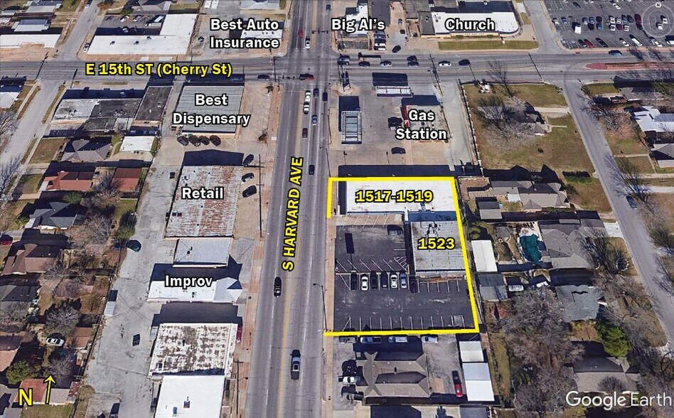 More Photos Of 1517-1523 S Harvard Ave, Tulsa Storefront Retail Office For Lease