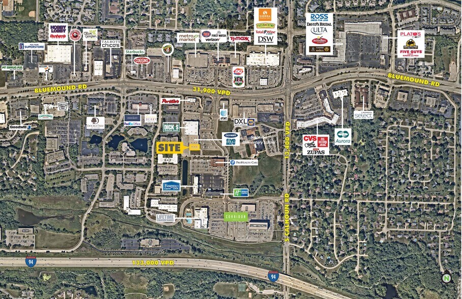 More Photos Of 285-315 Discovery Dr, Brookfield Storefront For Lease