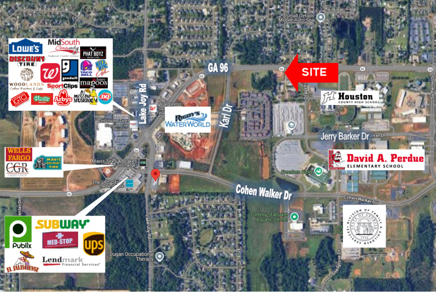 More Photos Of 946 Highway 96 Hwy, Warner Robins Freestanding For Lease