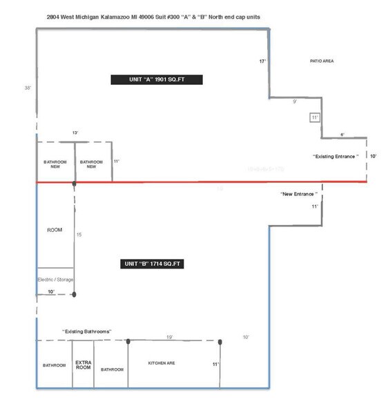 More Photos Of 2804 W Michigan Ave, Kalamazoo Storefront For Lease