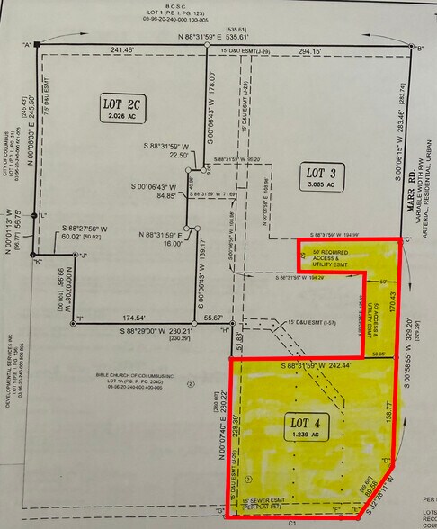 More Photos Of 1120 N Marr Rd, Columbus Land For Sale