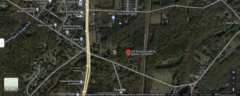 More Photos Of 280 Braddock Mill Rd, Marlton Land For Sale