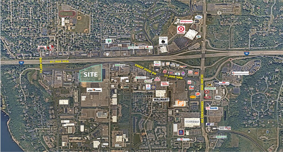 More Photos Of 1616 Crest View Dr, Hudson Land For Sale