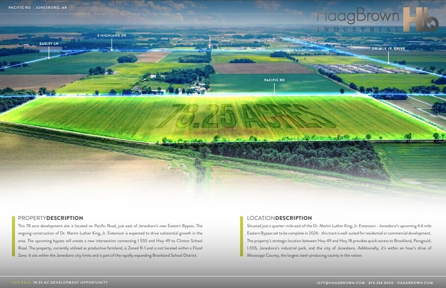 More Photos Of Pacific, Jonesboro Land For Sale