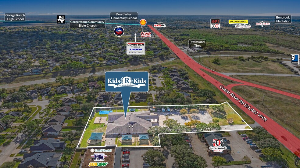 More Photos Of 1250 Crabb River Road, Sugar Land Freestanding For Sale