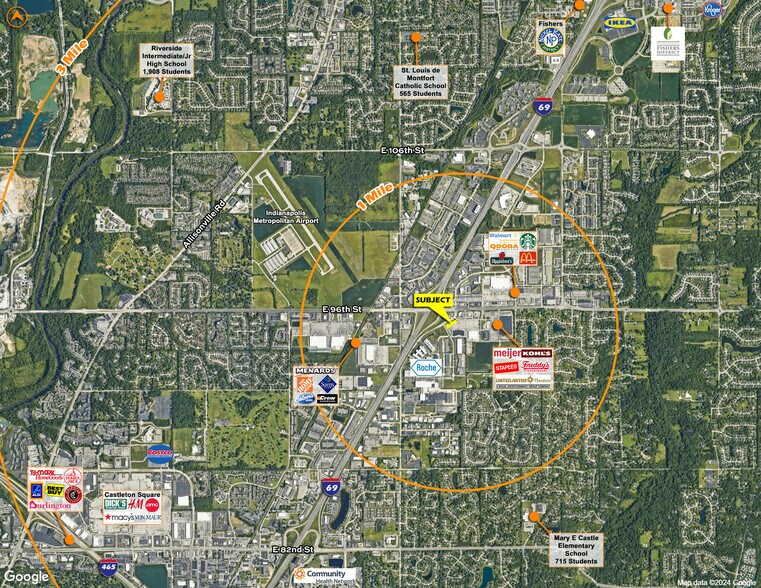 More Photos Of 8105 E 96th St, Indianapolis Storefront Retail Office For Lease