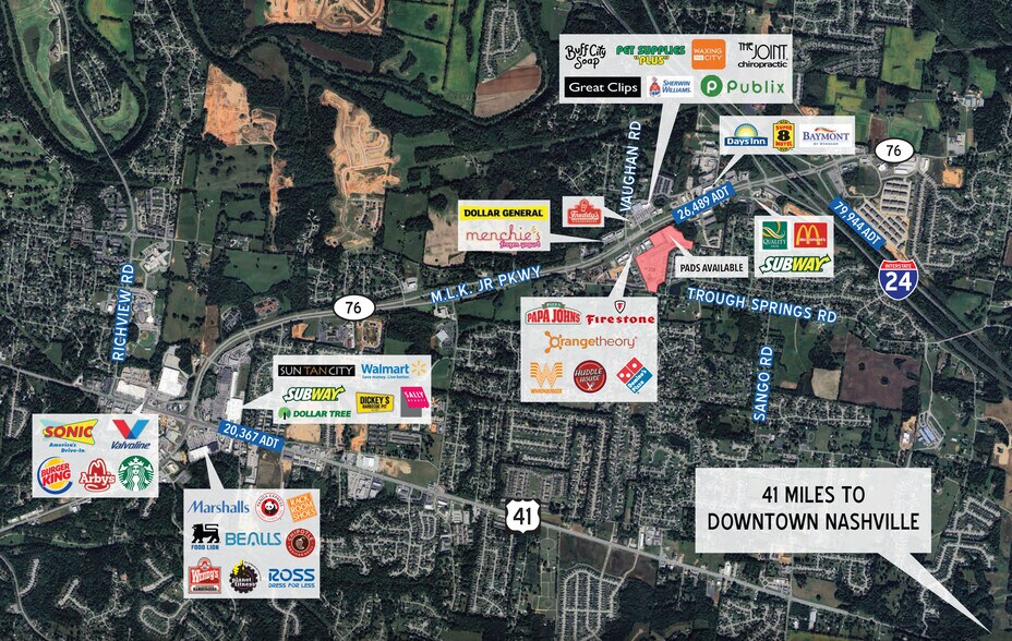 More Photos Of 575 Fire Station Rd, Clarksville Land For Lease