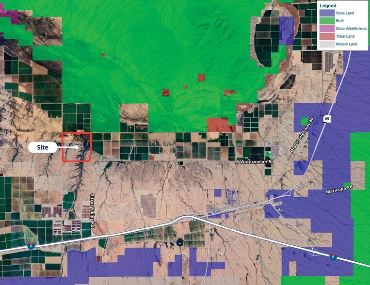 More Photos Of NWC Watermelon Rd & Citrus Valley Rd, Gila Bend Land For Sale