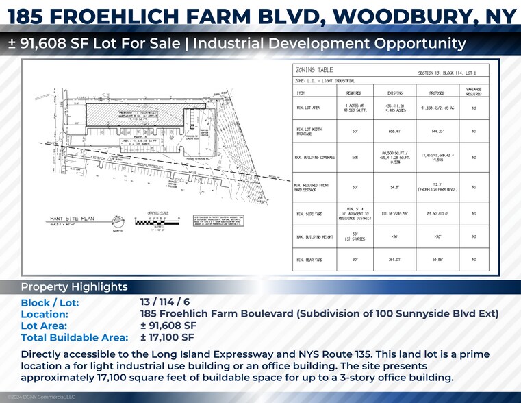 More Photos Of 185 Froehlich Farm Blvd, Woodbury Land For Sale