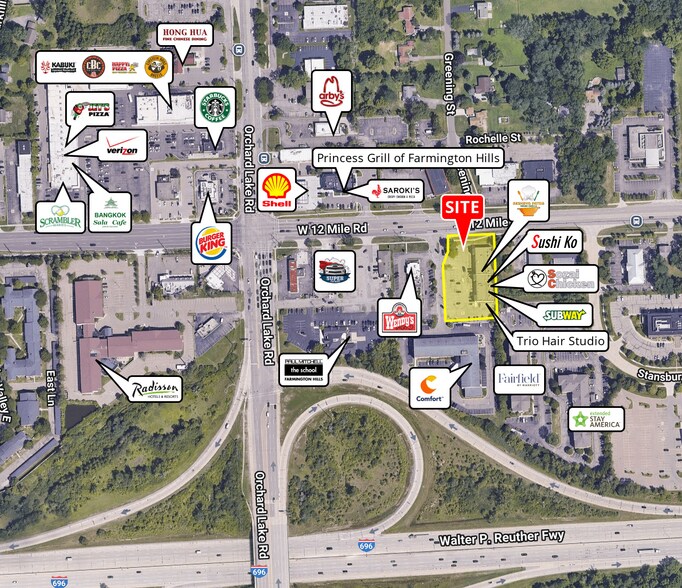 More Photos Of 30693-30711 W 12 Mile Rd, Farmington Hills Storefront For Lease