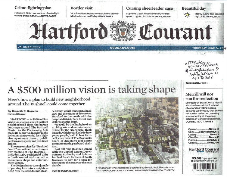 More Photos Of 161 Buckingham St, Hartford Land For Sale