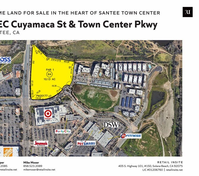 More Photos Of Town Center Pky, Santee Land For Sale