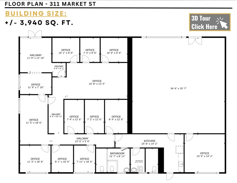 More Photos Of 311 Market St, Folsom Office For Sale