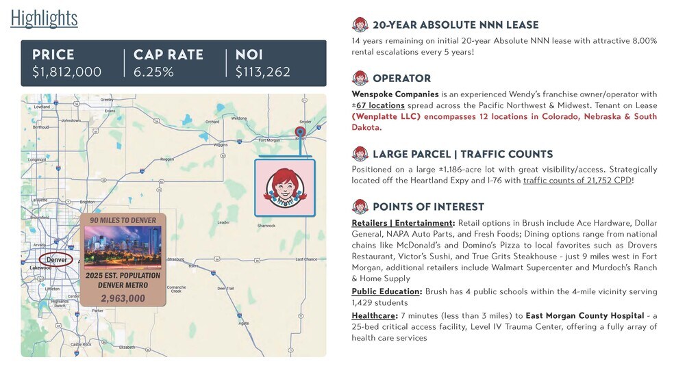 More Photos Of 1151 N Colorado Ave, Brush Fast Food For Sale