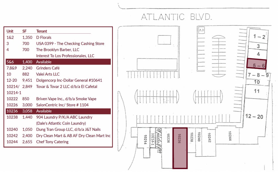 More Photos Of 10214-10230 Atlantic Blvd, Jacksonville Unknown For Lease