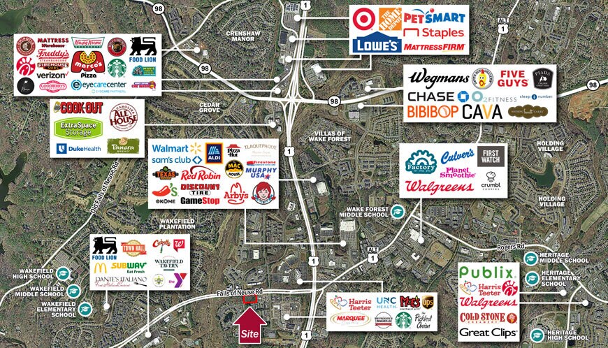 More Photos Of 14200 Falls of Neuse Rd, Wake Forest Land For Sale