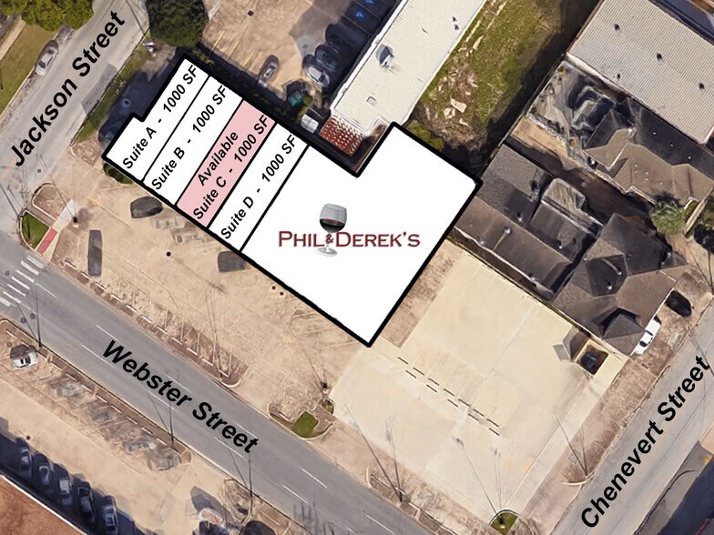 More Photos Of 1701 Webster St, Houston Freestanding For Lease