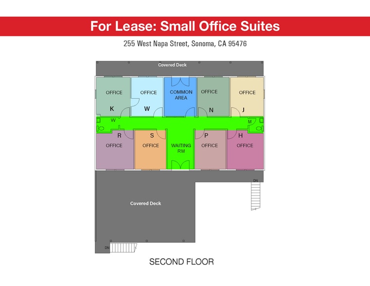 More Photos Of 255 W Napa St, Sonoma Office For Lease