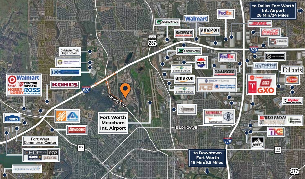 More Photos Of 3950 Angle Ave, Fort Worth Distribution For Lease