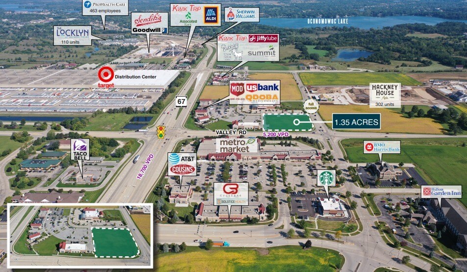 Primary Photo Of Highway 67 Rd @ Summit Ave, Oconomowoc Land For Sale