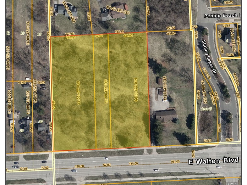 Primary Photo Of 713 Walton Blvd., Pontiac Land For Sale