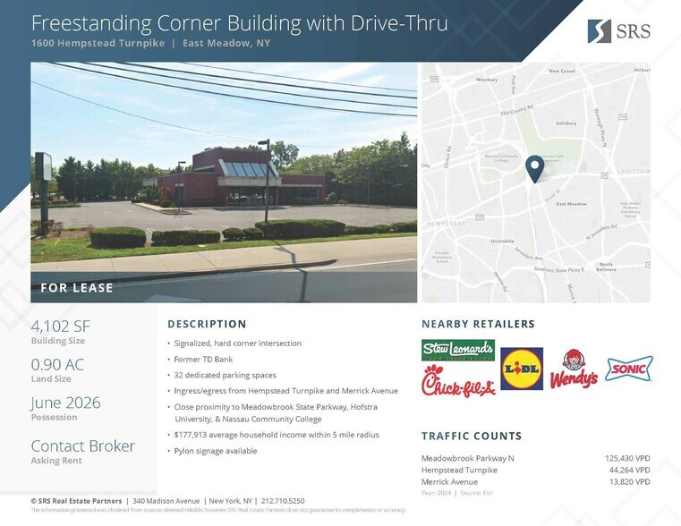 More Photos Of 1600 Hempstead Tpke, East Meadow Bank For Lease