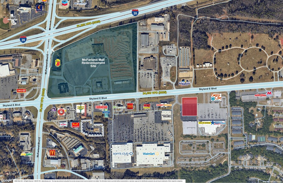 More Photos Of 1621 Skyland Blvd E, Tuscaloosa Land For Lease