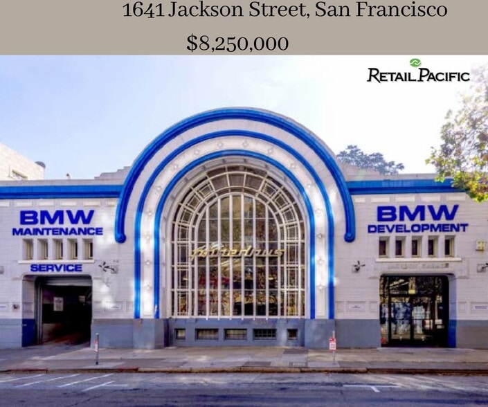 More Photos Of 1641 Jackson St, San Francisco Auto Repair For Sale