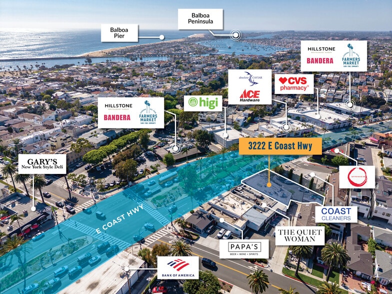 More Photos Of 3222 E Coast Hwy, Corona Del Mar General Retail For Lease